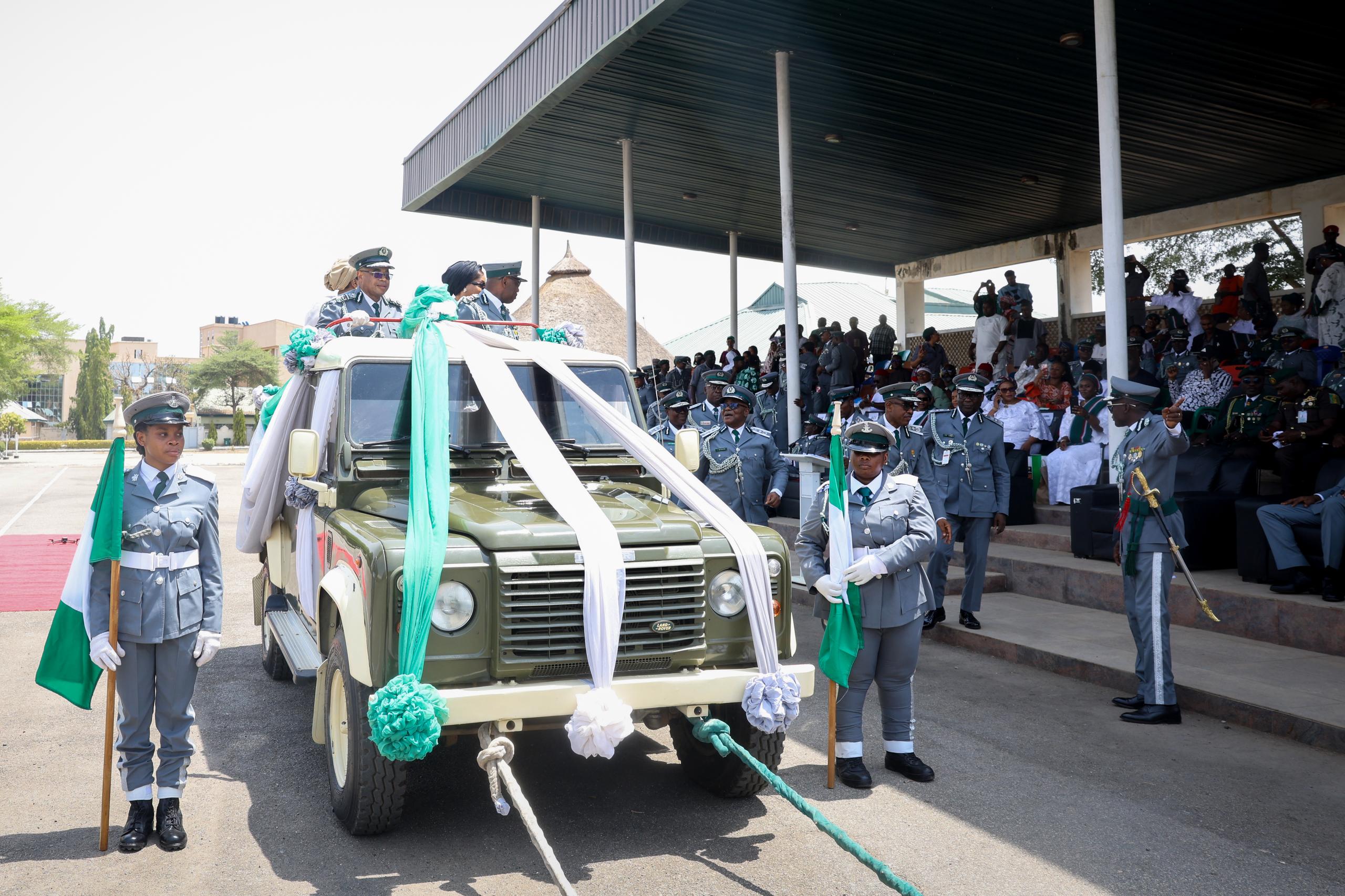 NCS Bids Farewell to DCG Nnadi, ACG Egwu with Ceremonial Pulling-Out Parade