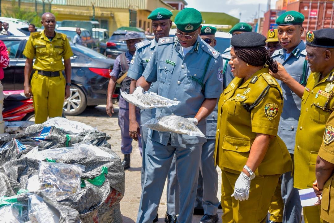TinCan Customs Makes Second Major Drug Bust in 2 Weeks, Seizes ₦16.6 billion Cannabis Indica …Hands Over 4.1 Tonnes to NDLEA