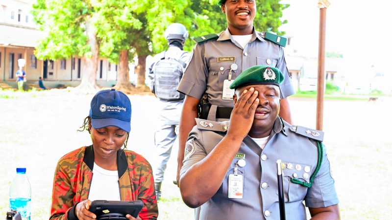 Afeni Prioritises Officers’ Welfare, Sponsors Free Eye Care for Ogun I Customs Personnel