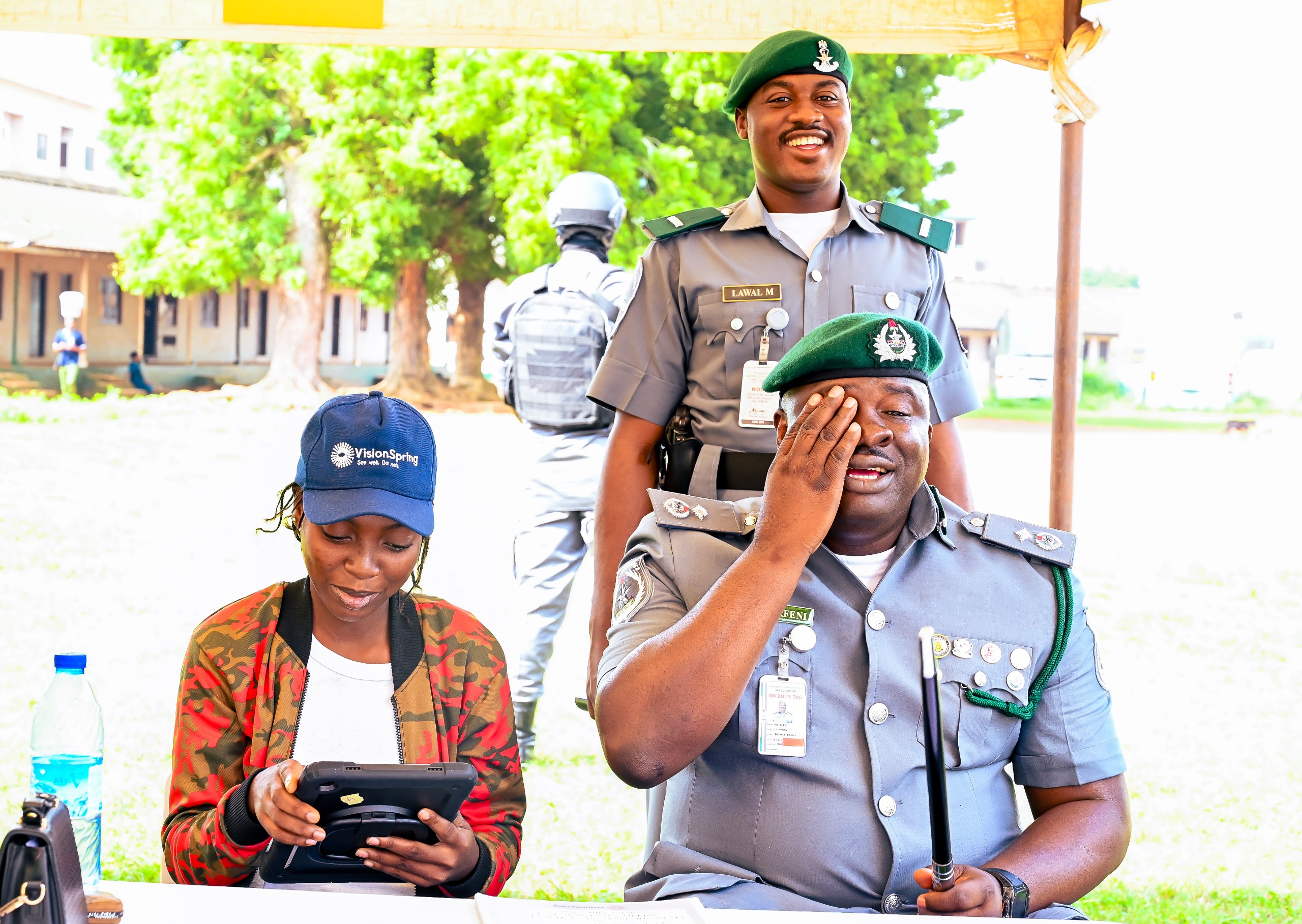 Afeni Prioritises Officers’ Welfare, Sponsors Free Eye Care for Ogun I Customs Personnel