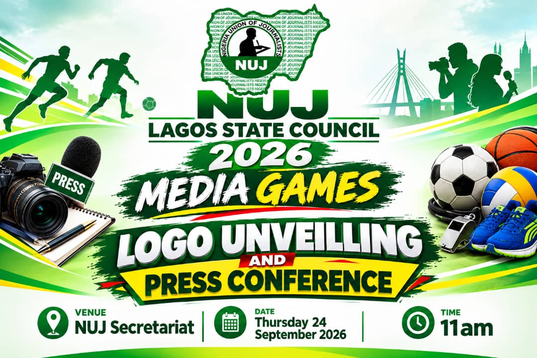 NUJ Lagos Media Games: Draws, logo unveiling set for Sept. 24th